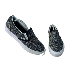 Vans Metallic Eyelash Texture Unisex Slip On Shoe Size 7 or 5.5 #283